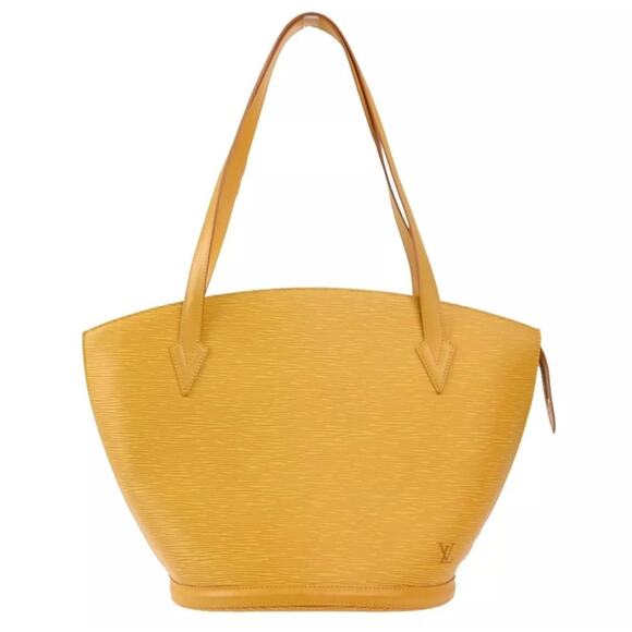 LOUIS VUITTON YELLOW EPI SAINT JACQUES SHOPPING TOTE SHOULDER BAG AS1915 - Picture 1 of 8